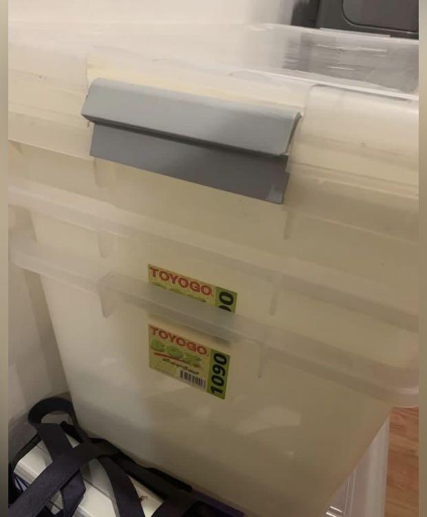 Pre love Toyogo large plastic containers, Furniture & Home Living, Home