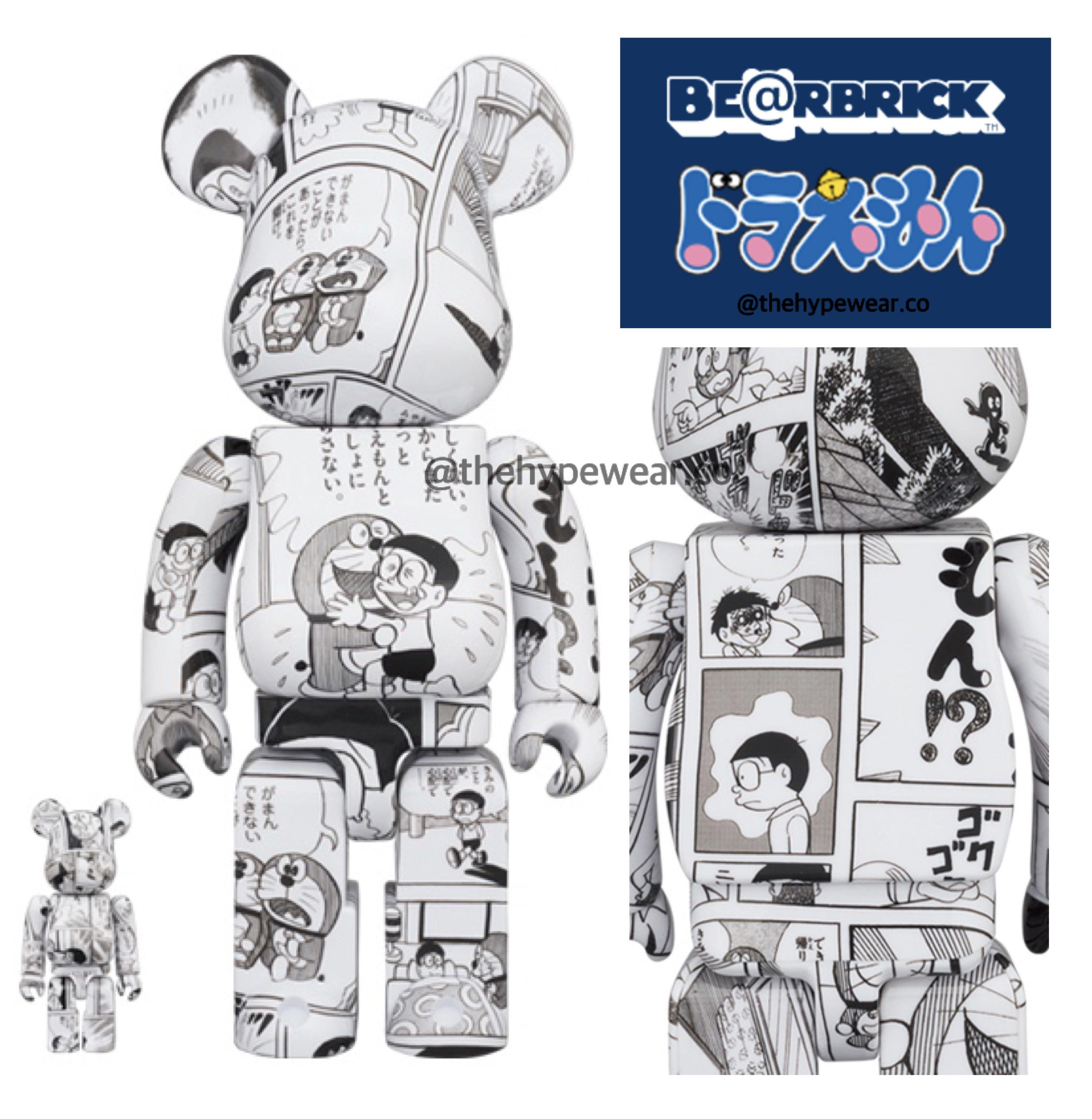 [Ready Stock]Bearbrick Doraemon (Comic Ver.) 100% + 400% / 1000%