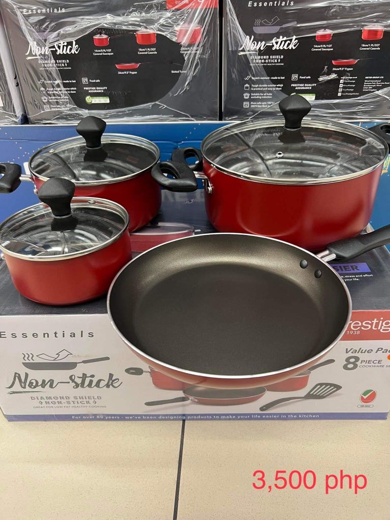 Prestige Non Stick Cookware Set 8pcs Pasabuy Dubai 3045days ETA