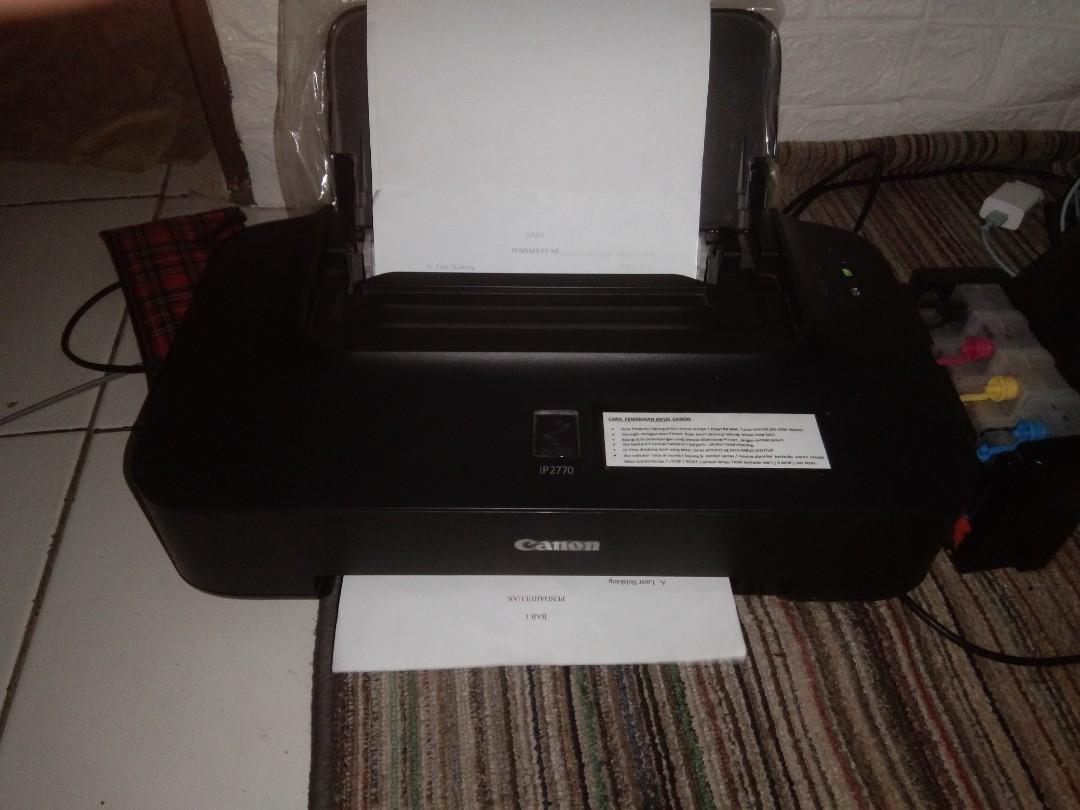 Printer Canon Pixma Ip2770 Elektronik Bagian Komputer And Aksesoris Di Carousell 1637