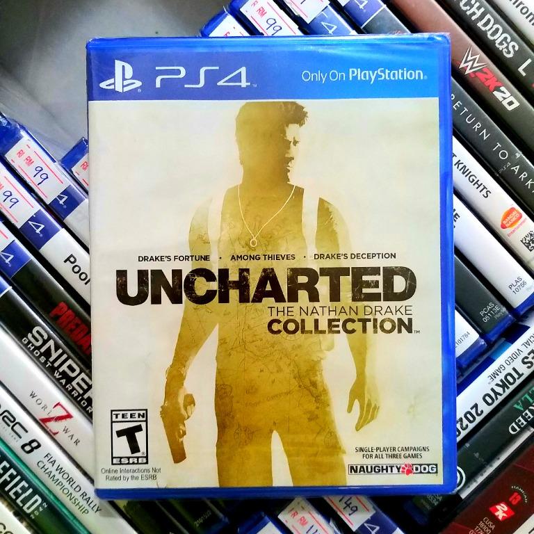 PS4 Uncharted The Nathan Drake Games: Uncharted 1, 2, [NEW], Video Gaming, Video Games on Carousell