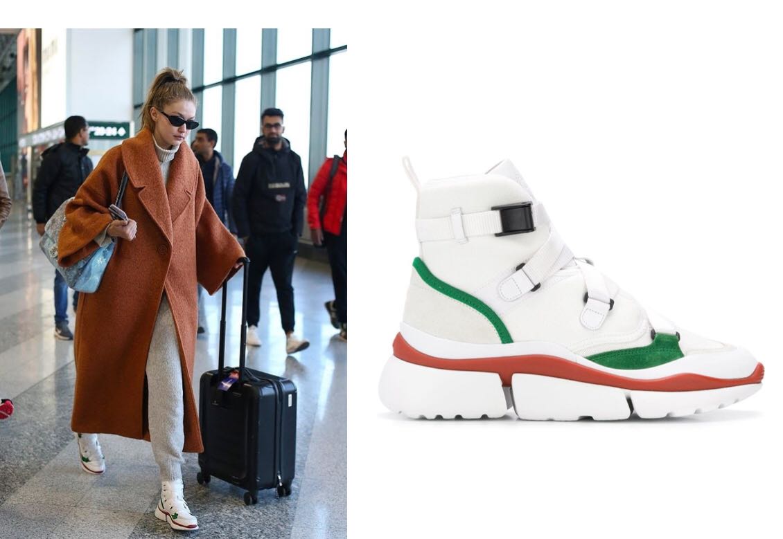 Chloe sonnie high top hot sale sneakers