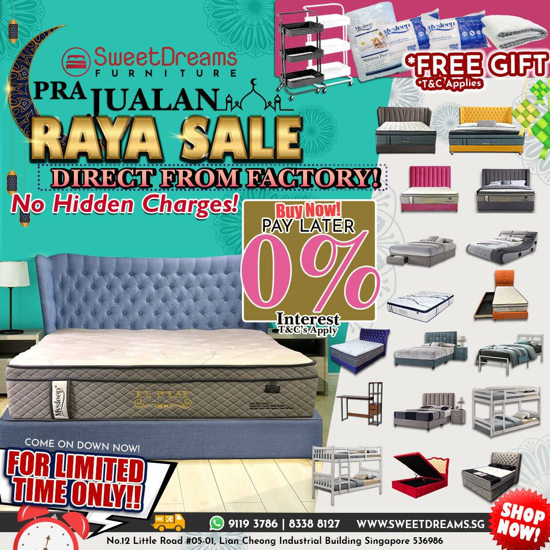 Raya Promotion/Mattress/Bed Frame/Warehouse/Direct factory, Furniture