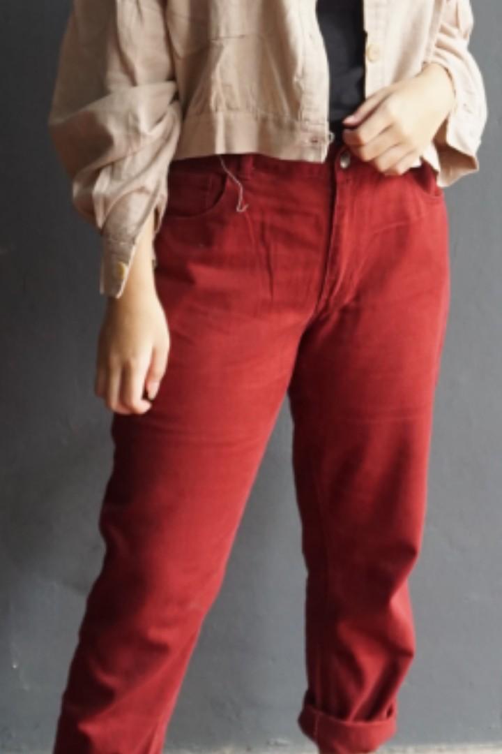 Red Jeans Forever 21 - G02, Fesyen 