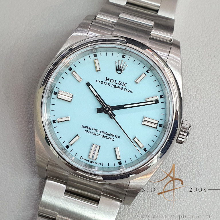 [RESERVED] Rolex OP36 Oyster Perpetual 36 Ref 126000 Tiffany Blue (2021 ...