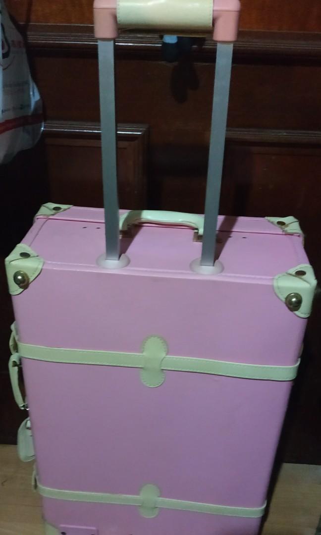 Pink Vintage Travel Luggage  Pink luggage, Pink, Cute suitcases