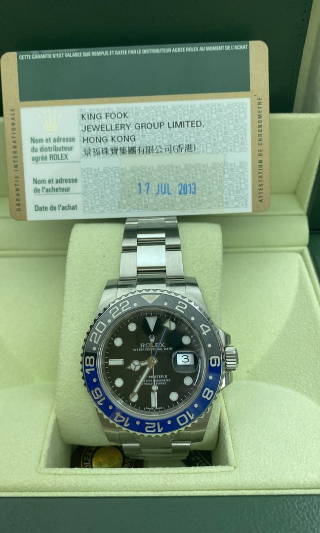 Rolex Batman FULL SET, Luxury, Watches on Carousell