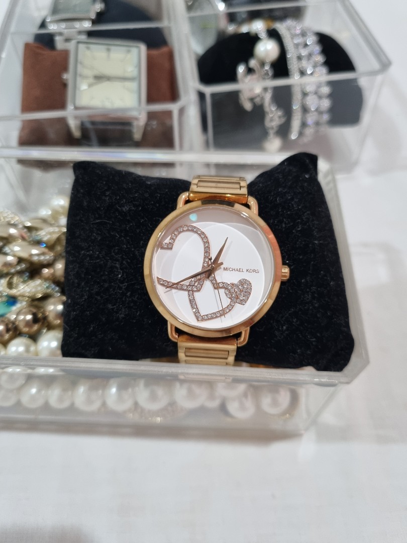 Michael Kors Rose Gold Heart Watch 