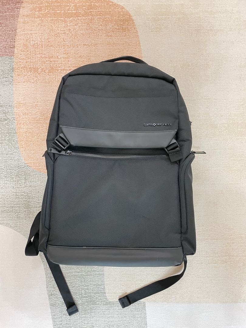 samsonite red brunt backpack