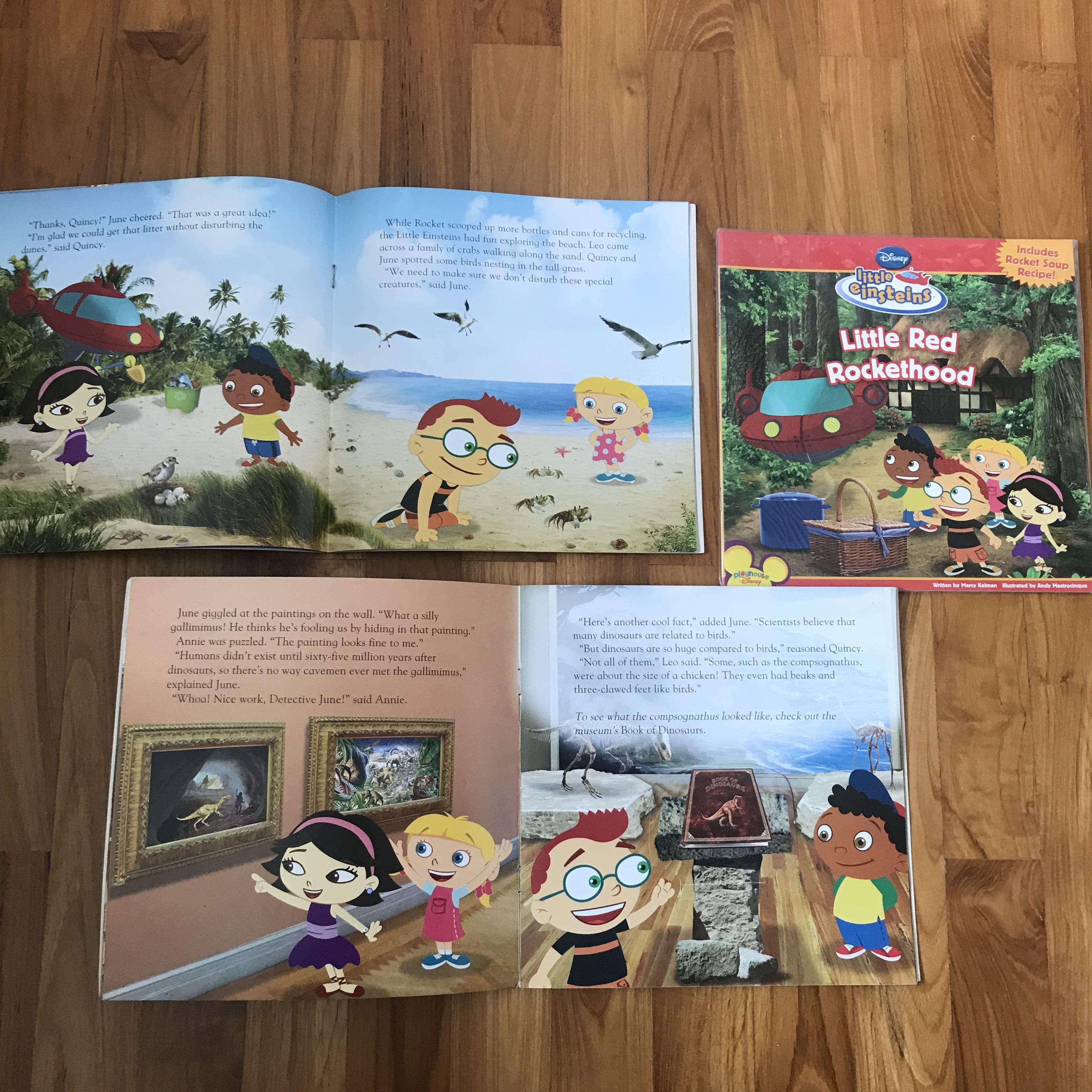 Set of 13 Disney Little Einstein readers English story books for