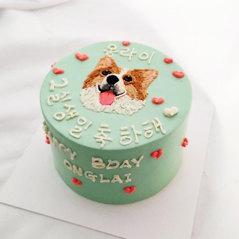 Simple new arrivals dog cake