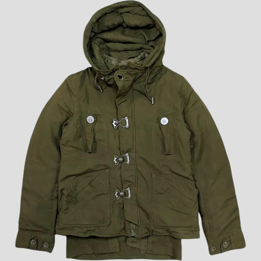 Sly military parka jacket men jaket Parka katun kanvas lapis