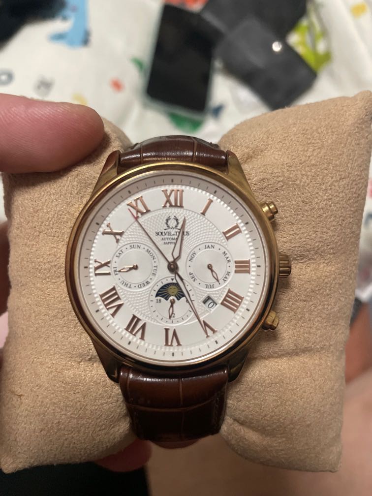 Solvil et Titus Men Watch Men s Fashion Watches Accessories