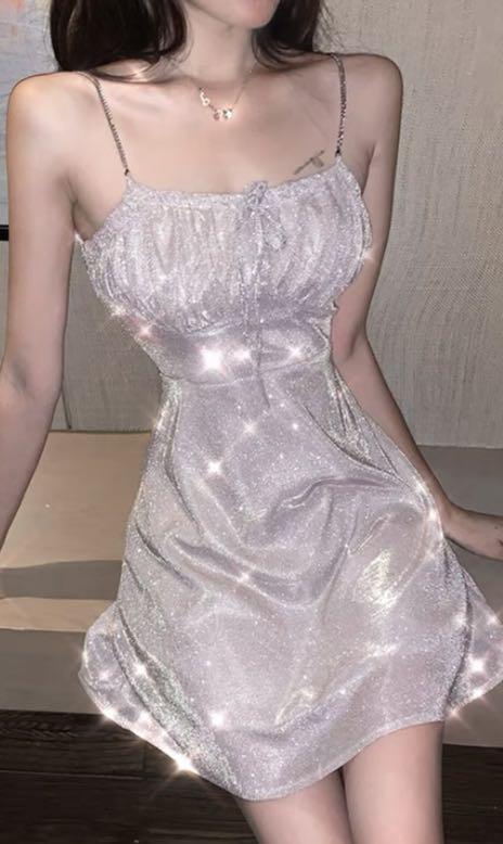 MONA SPARKLY MINI DRESS main image 0