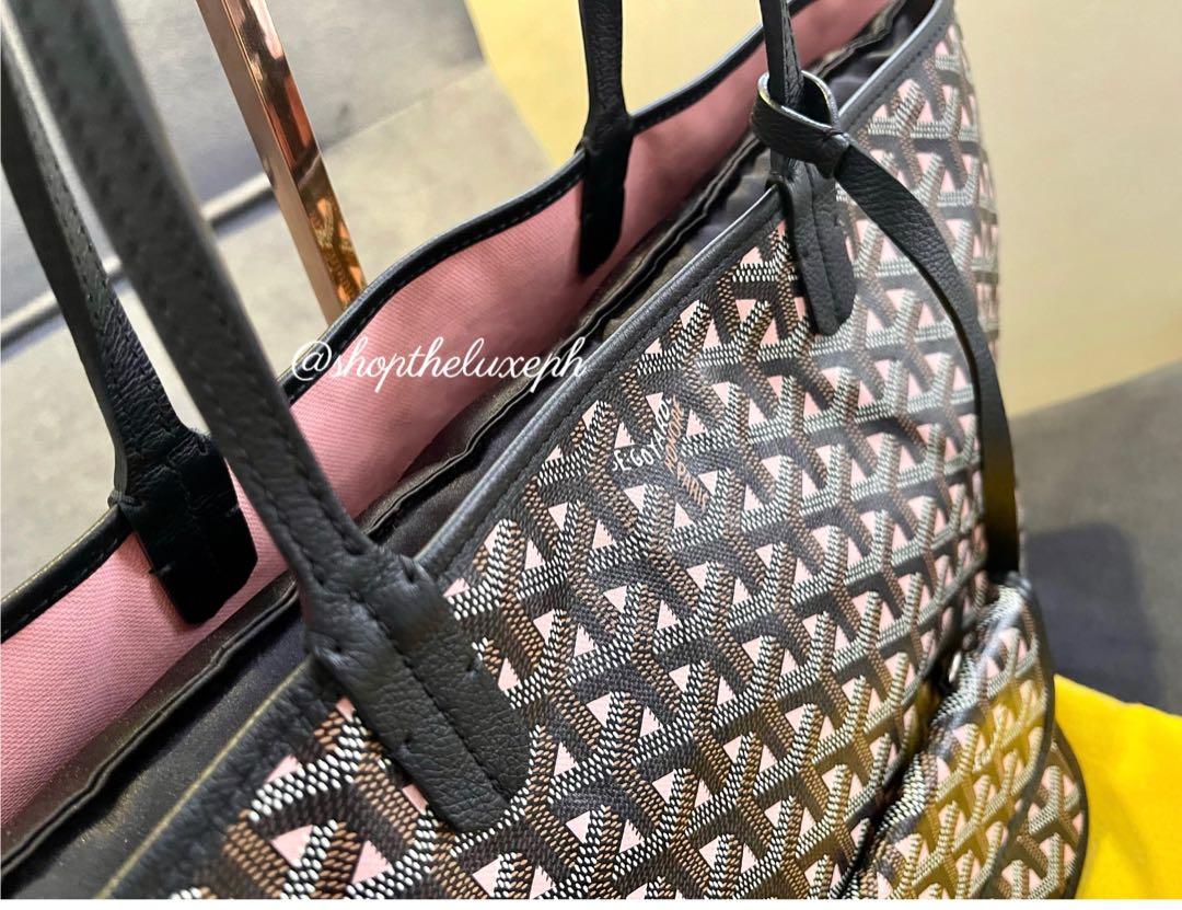Special Edition Goyard St. Louis Claire Voie PM Tote Bag in Pink
