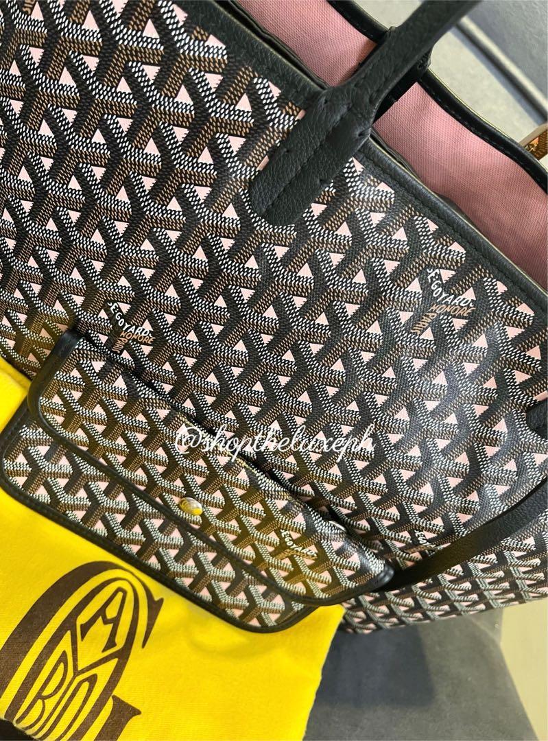Special Edition Goyard St. Louis Claire Voie PM Tote Bag in Pink and Black,  Luxury, Bags & Wallets on Carousell