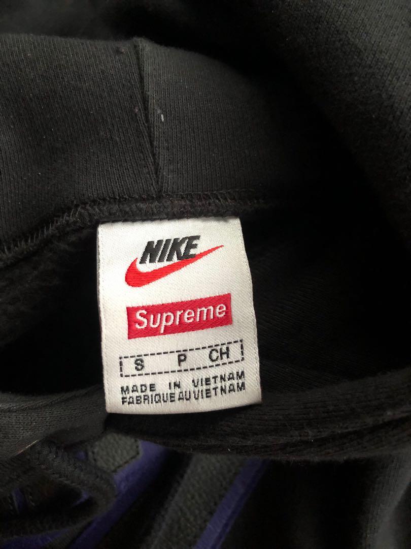 supreme nike applique hoodie
