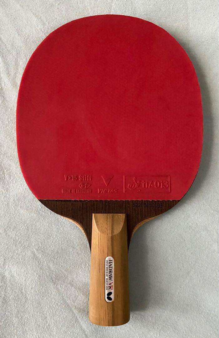 Table tennis rackets penhold Butterfly Stiga, Sports Equipment, Sports & Games, Racket and Ball