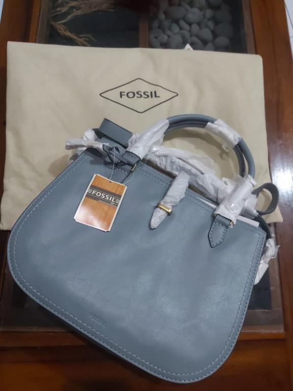 Fossil ryder outlet satchel chambray