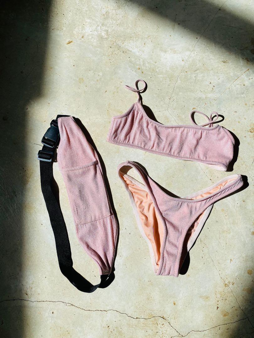 TRIANGL Mica Glitter Bikini Set, Women's Fashion, Swimwear, Bikinis