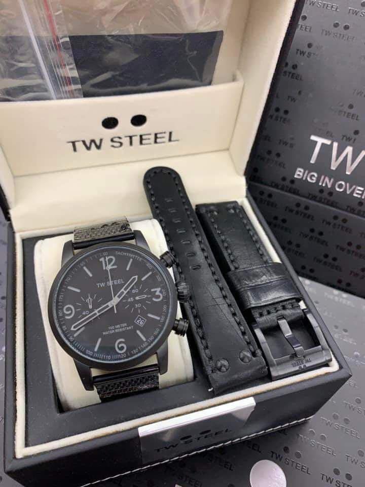 TW STEEL WATCH WITH EXTRA STRAP FOR MEN 45mm