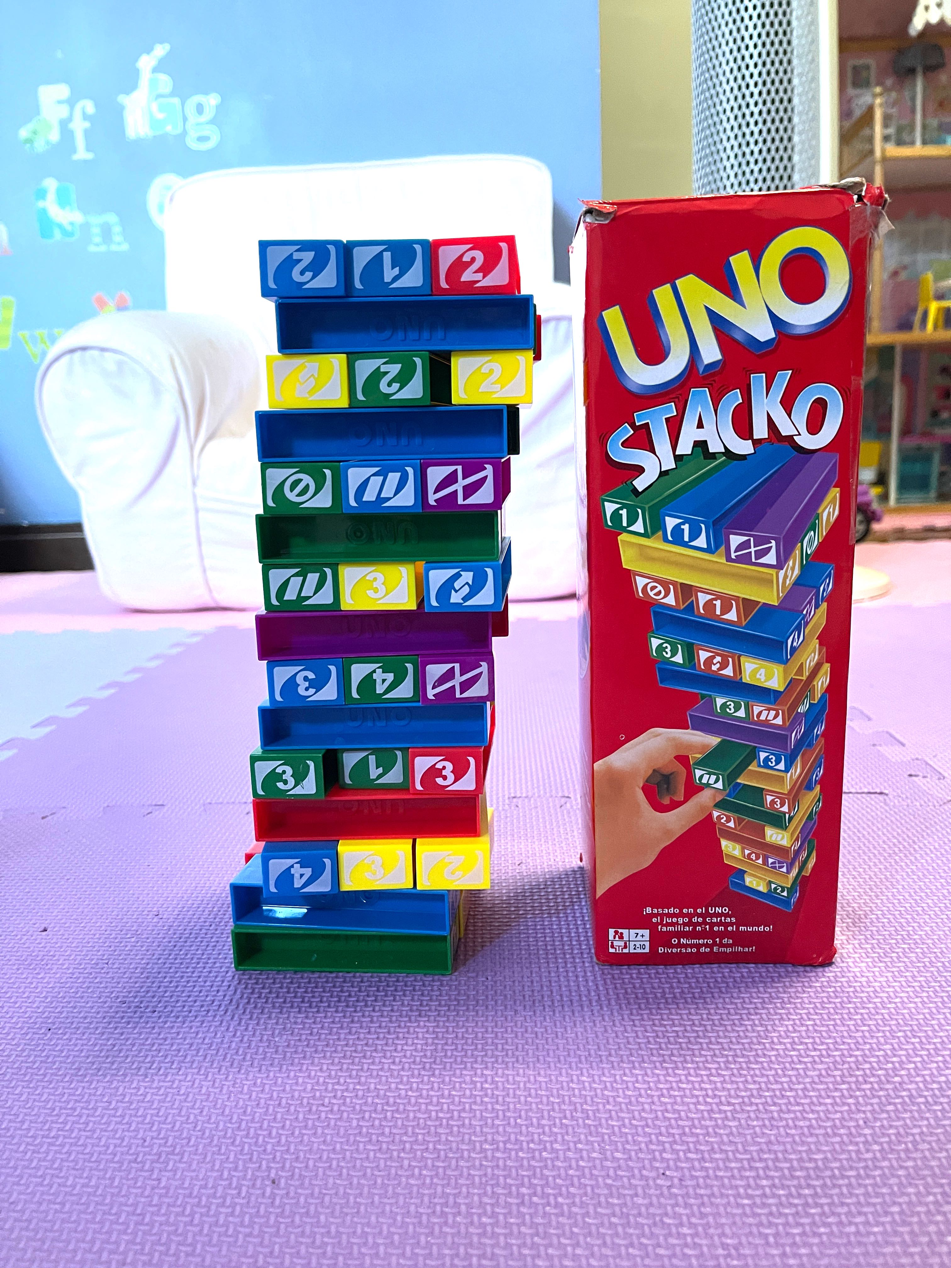 UNO stacking game, Hobbies & Toys, Toys & Games on Carousell