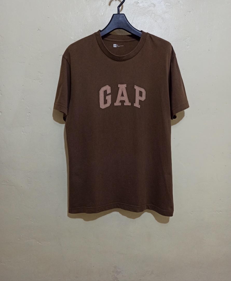 Vintage Gap Brown Shirt, Men'S Fashion, Tops & Sets, Tshirts & Polo Shirts  On Carousell