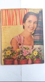 Vintage Liwayway Magazine - Gloria Romero Cover - Agosto 5, 1957