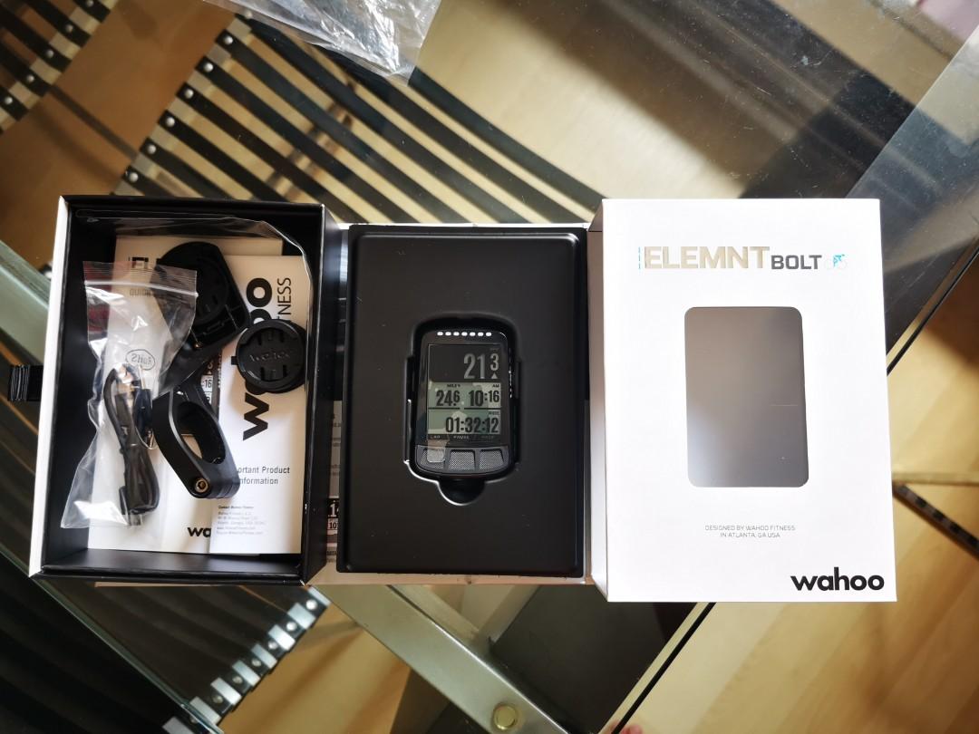 Wahoo elemnt bolt store stealth black edition
