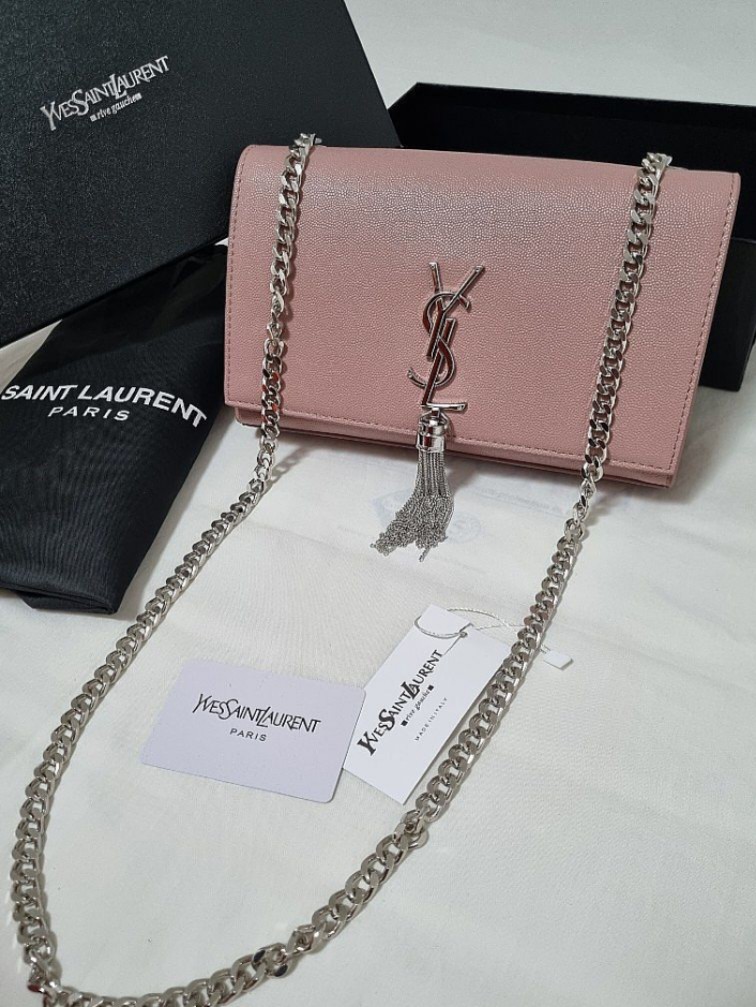 YSL Kate Tassel Handbag Nude