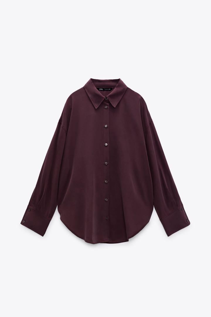 Zara Soft Oversized Shirt, Women's 