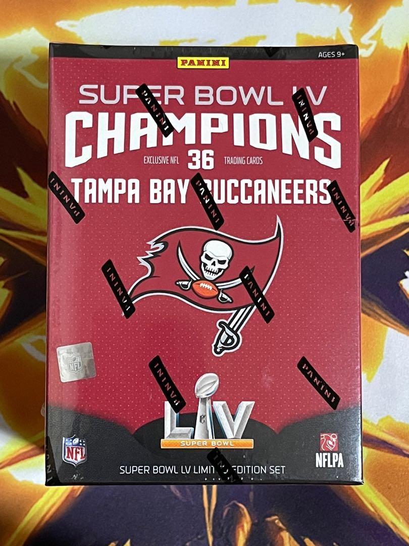 2021 Panini Super Bowl LV Tampa Bay Buccaneers Championship Set - 36 Cards  Per Box