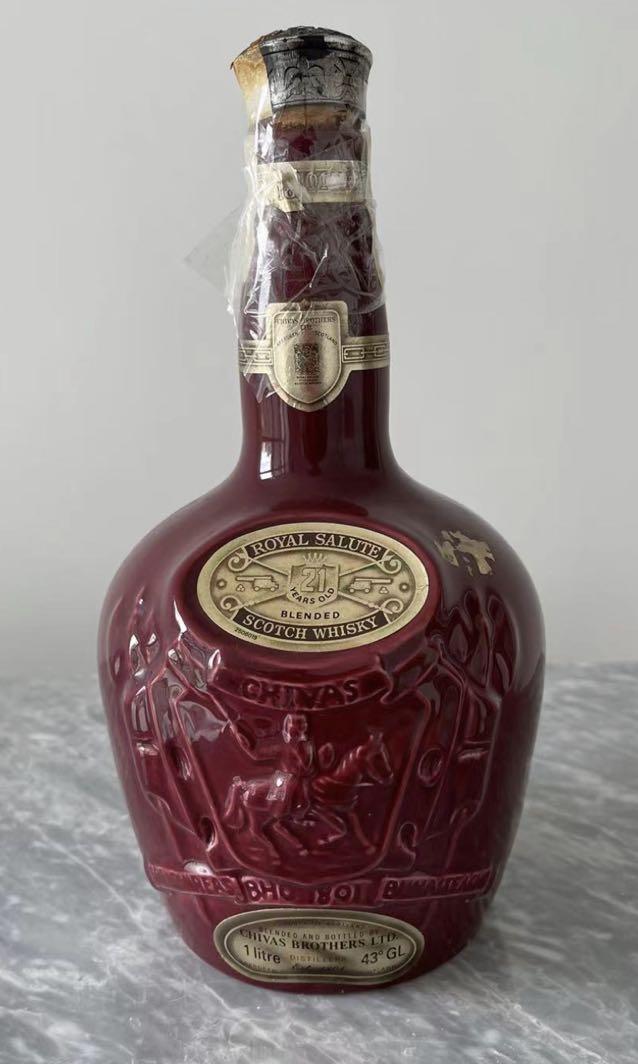 CHIVAS ROYAL SALUTE 21 43% 総重量1400g - 酒