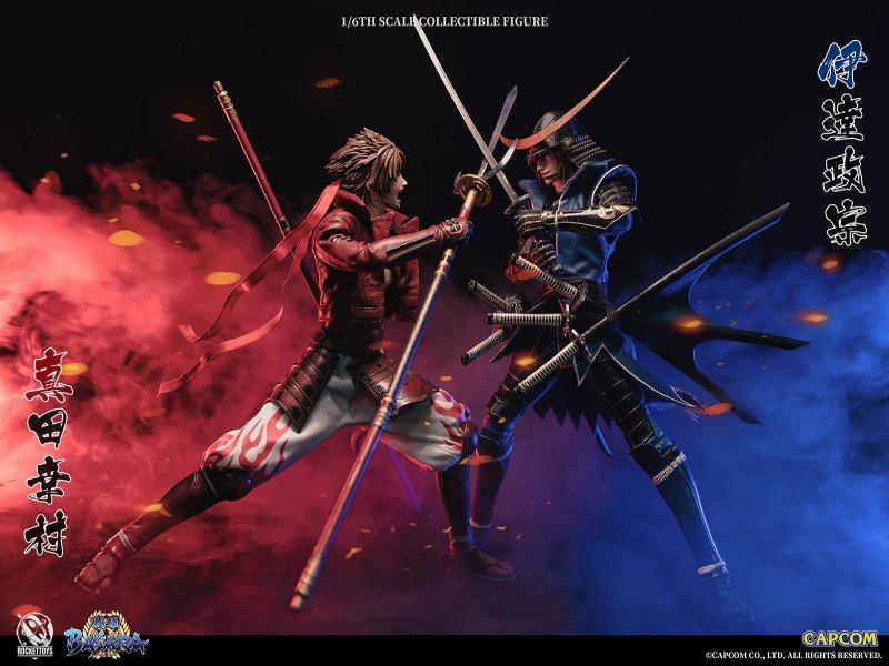 真田幸村+ 伊達政宗戰國BASARA Figure Rocket Toys ROC-002 1/6 真田幸村+ 伊達政宗戰國BASARA Figure Rocket Toys ROC-002 1/6