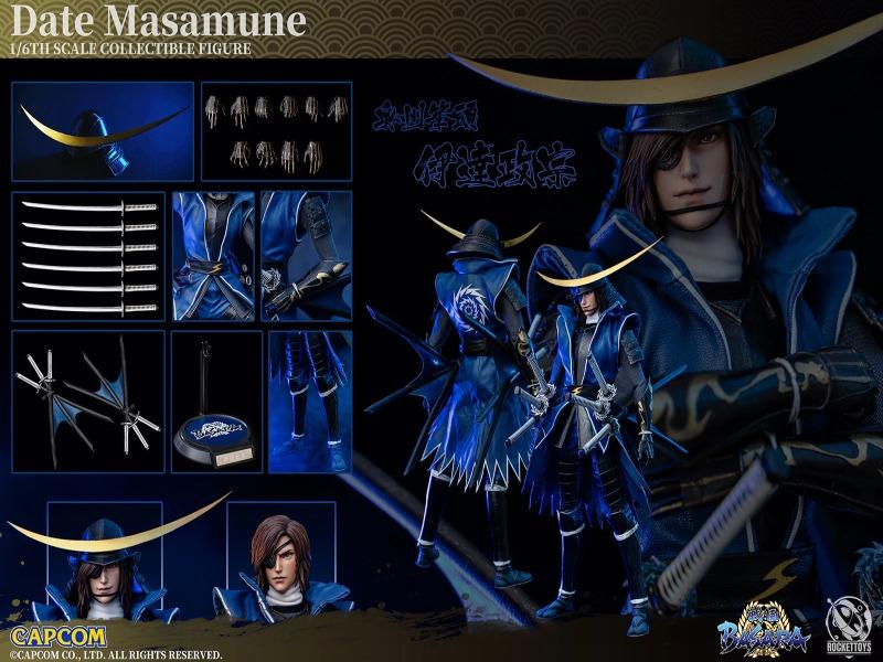 真田幸村+ 伊達政宗戰國BASARA Figure Rocket Toys ROC-002 1/6
