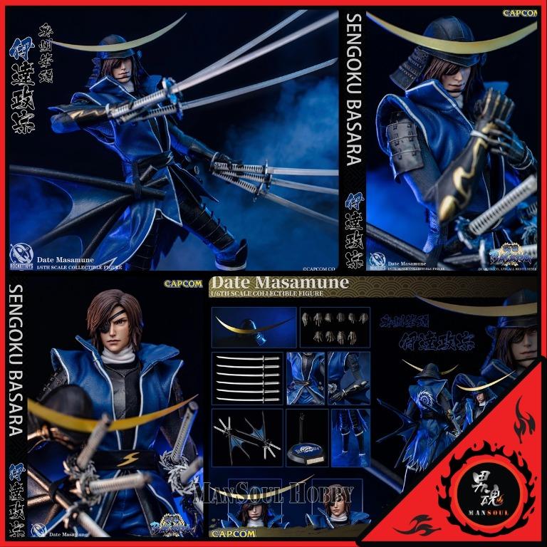 伊達政宗戰國basara Figure Rocket Toys Roc 002 1 6 興趣及遊戲 玩具 遊戲類 Carousell