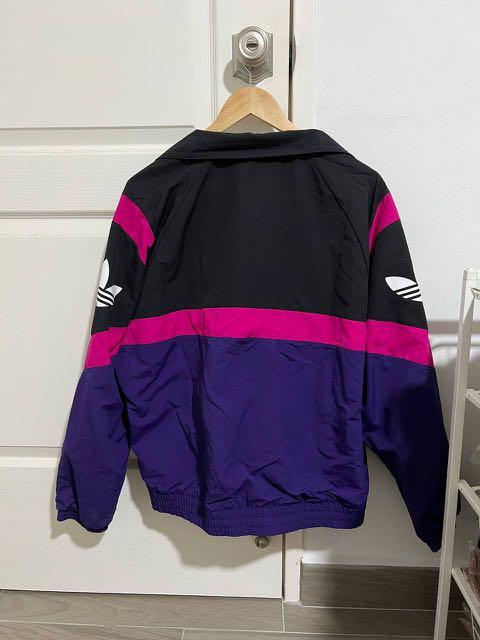 litro La Internet Apellido Adidas Sportive Track Jacket (Black/Purple), Women's Fashion, Coats,  Jackets and Outerwear on Carousell