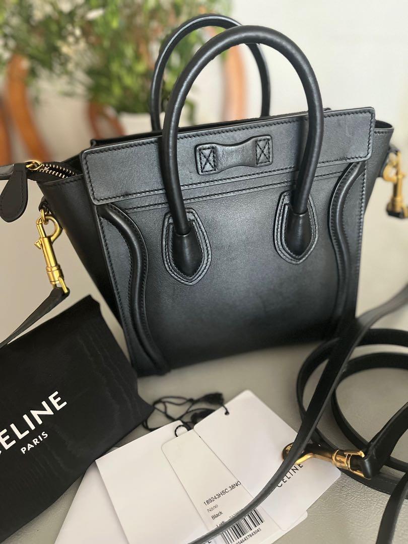 Celine nano deals smooth leather