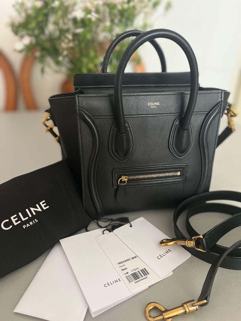 Celine nano luggage smooth leather outlet