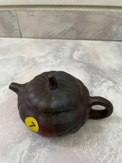 Antique Ceramic Pumpkin Teapot
