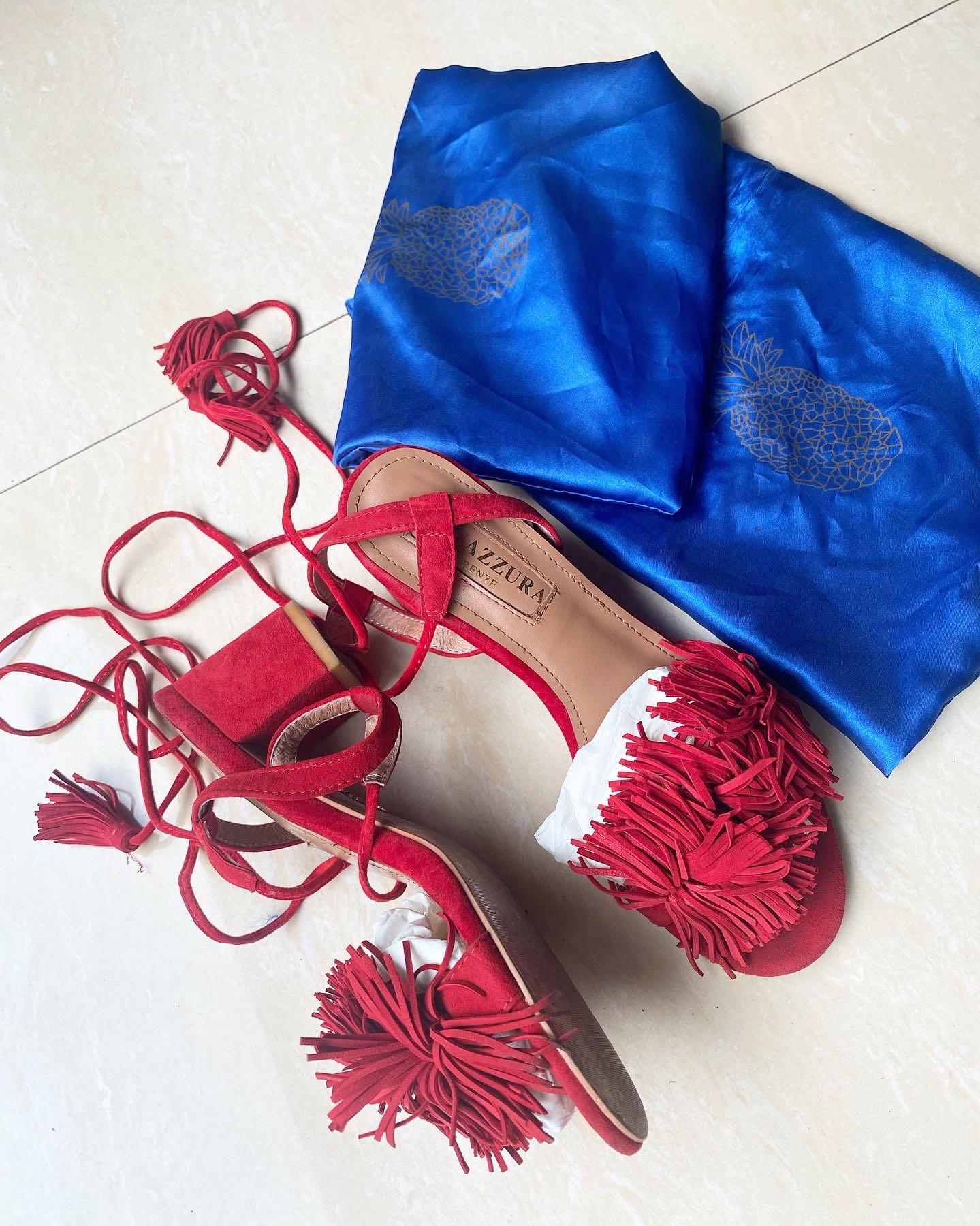 aquazzura wild thing block heels 50mm 