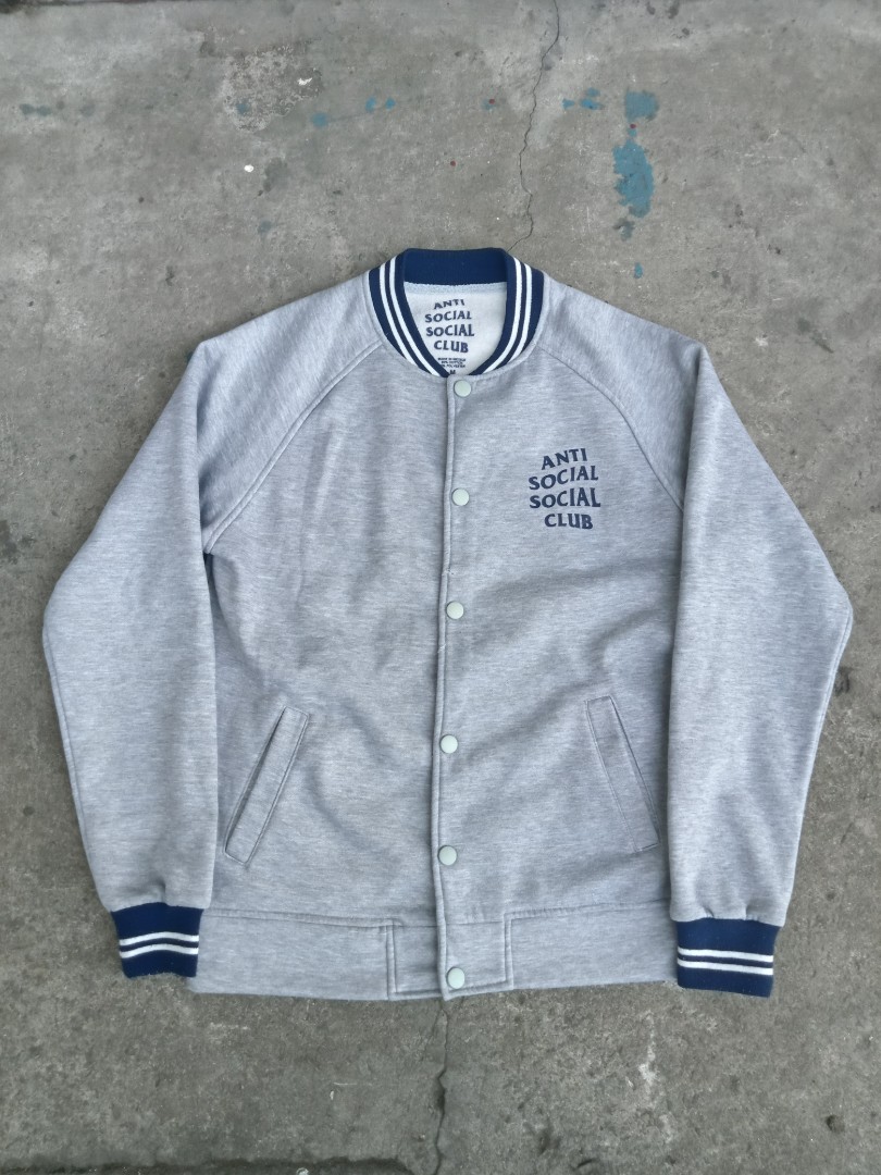 Anti social social on sale club letterman jacket