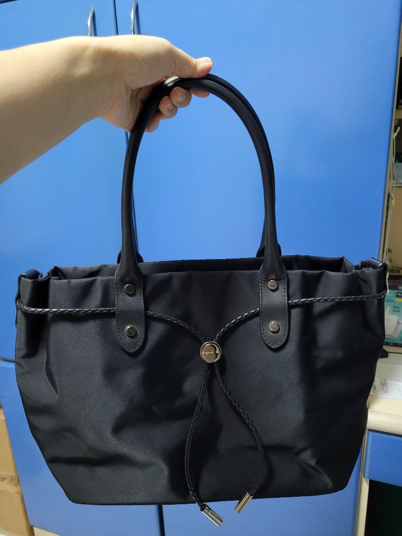 Authentic Agnes B bag nylon black Women s Fashion Bags