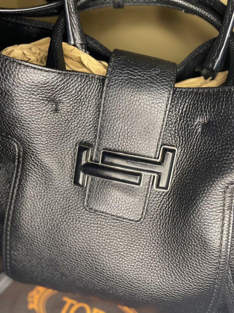 Tod's double t discount shopping bag medium