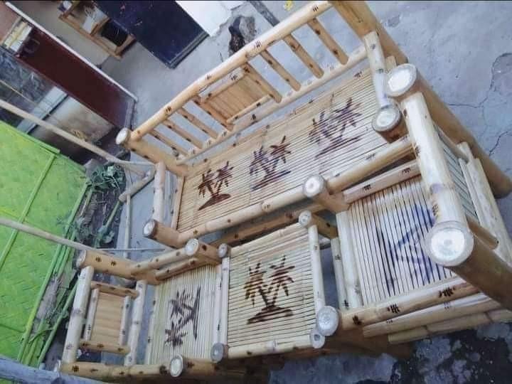Bamboo sofa set (Category: Sofas) located in Pasig City. Submitted by d.c.b.onlineshop (Listing ID 1151167654, Image 3). Description: .