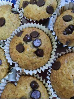 Banana Choco Chip Cupcake - P18 Each
