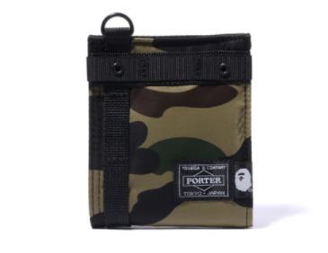 BAPE X PORTER 1ST CAMO WALLET, Men 