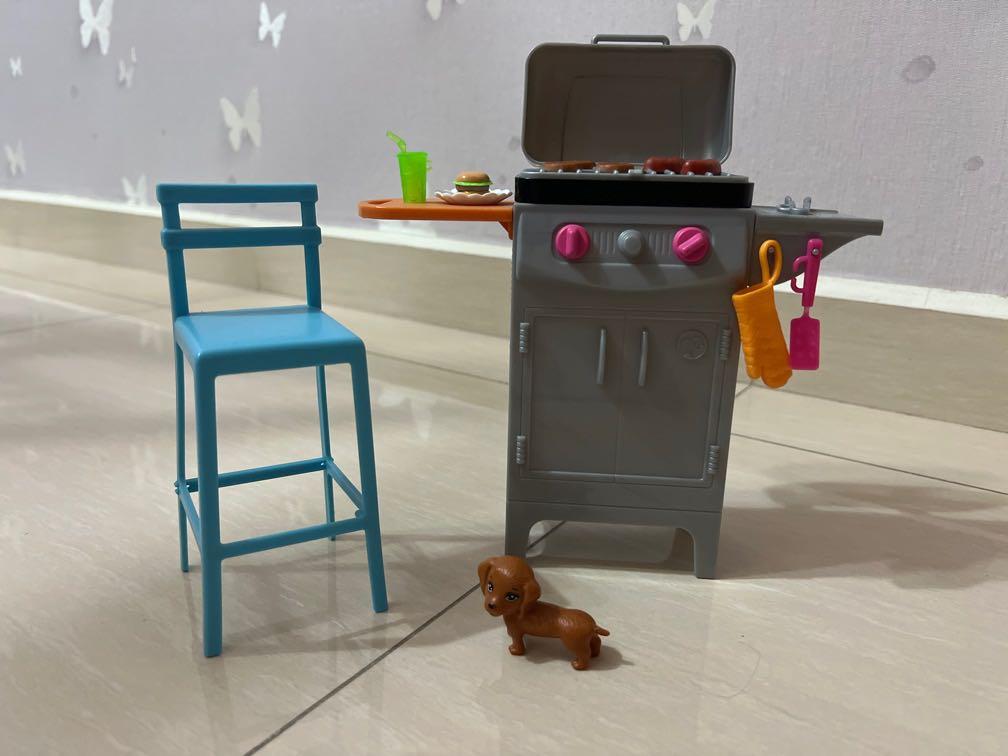 Barbie bbq hotsell grill set