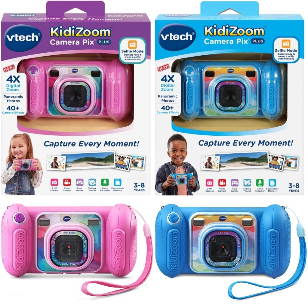 VTech KidiZoom Camera Pix Plus (Pink) with Panoramic and Talking