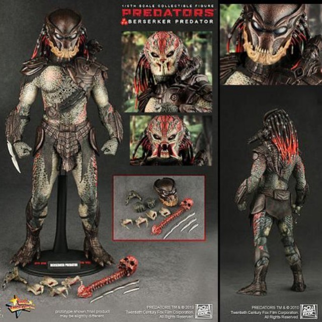 Brand new hot toys berserker predator